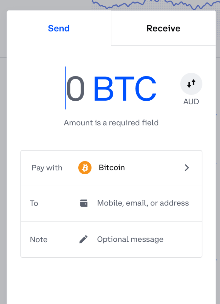 Sending crypto from Coinbase to Coinspot to sell
